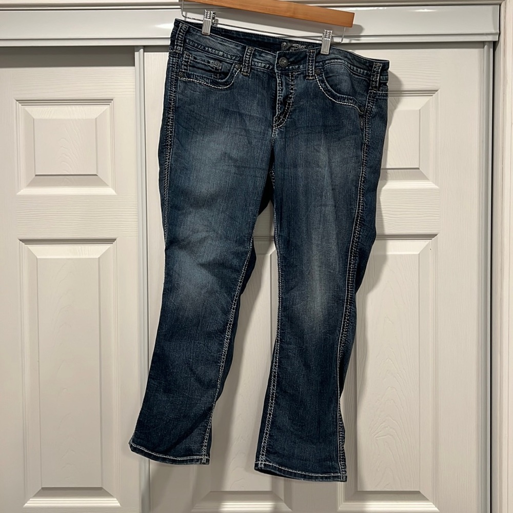 Silver Twisted Capri